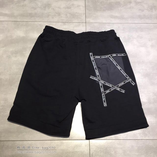 Dior男裝 19春夏新款 迪奧短褲 黑色男短褲  tzy1792